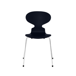 Ant™ | Chair | 3101 | Midnight blue lacquered  | Chrome base | Sillas | Fritz Hansen