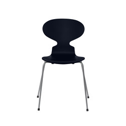 Ant™ | Chair | 3101 | Midnight blue lacquered | Silver grey base | Chaises | Fritz Hansen