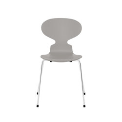 Ant™ | Chair | 3101 | Nine grey lacquered  | Chrome base | Sedie | Fritz Hansen