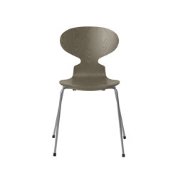 Ant™ | Chair | 3101 | Olive green coloured ash | Silver grey base | Chaises | Fritz Hansen