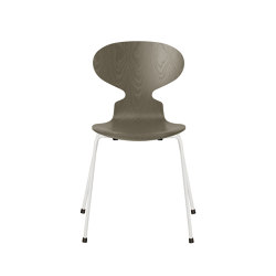 Ant™ | Chair | 3101 | Olive green coloured ash | White base | Stühle | Fritz Hansen
