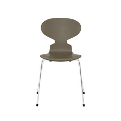 Ant™ | Chair | 3101 | Olive green lacquered  | Chrome base | Chaises | Fritz Hansen