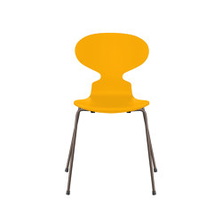 Ant™ | Chair | 3101 | True yellow lacquered  | Brown bronze base | Chaises | Fritz Hansen