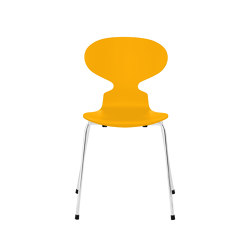 Ant™ | Chair | 3101 | True yellow lacquered  | Chrome base | Sillas | Fritz Hansen