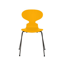 Ant™ | Chair | 3101 | True yellow lacquered | Warm graphite base | Chaises | Fritz Hansen