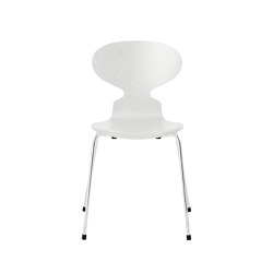 Ant™ | Chair | 3101 | White coloured ash | Chrome base | Chaises | Fritz Hansen