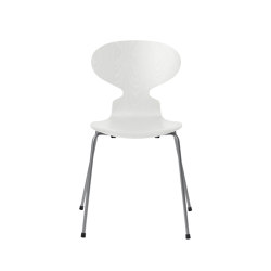 Ant™ | Chair | 3101 | White coloured ash | Silver grey base | Sillas | Fritz Hansen