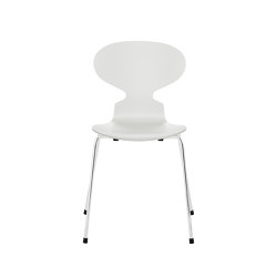 Ant™ | Chair | 3101 | White lacquered  | Chrome base | Sillas | Fritz Hansen