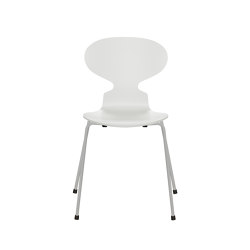 Ant™ | Chair | 3101 | White lacquered | Nine grey base | Sedie | Fritz Hansen