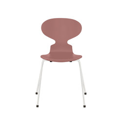 Ant™ | Chair | 3101 | Wild rose lacquered | White base | Sillas | Fritz Hansen