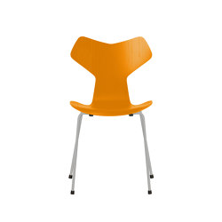 Grand Prix™ | Chair | 3130 | Burnt yellow coloured ash | Nine grey base | Chairs | Fritz Hansen