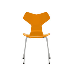 Grand Prix™ | Chair | 3130 | Burnt yellow lacquered | Nine grey base | Chairs | Fritz Hansen