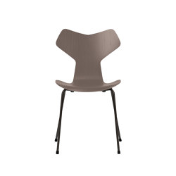 Grand Prix™ | Chair | 3130 | Deep clay coloured ash | Black base | Sillas | Fritz Hansen