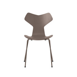 Grand Prix™ | Chair | 3130 | Deep clay coloured ash | Brown bronze base | Sillas | Fritz Hansen