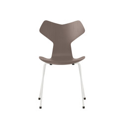 Grand Prix™ | Chair | 3130 | Deep clay coloured ash | White base | Chaises | Fritz Hansen