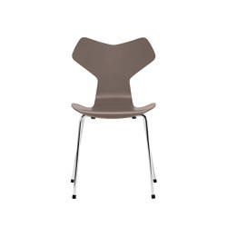 Grand Prix™ | Chair | 3130 | Deep clay lacquered | Chrome base | Sedie | Fritz Hansen