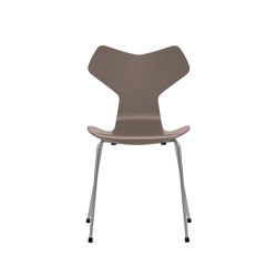 Grand Prix™ | Chair | 3130 | Deep clay lacquered | Silver grey base | Stühle | Fritz Hansen
