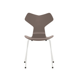 Grand Prix™ | Chair | 3130 | Deep clay lacquered | White base | Sillas | Fritz Hansen