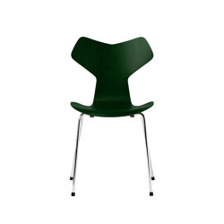 Grand Prix™ | Chair | 3130 | Evergreen  coloured ash | Chrome base | Chairs | Fritz Hansen