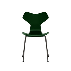 Grand Prix™ | Chair | 3130 | Evergreen  lacquered | Warm graphite base | stackable | Fritz Hansen