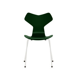 Grand Prix™ | Chair | 3130 | Evergreen  lacquered | White base | Chairs | Fritz Hansen