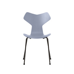 Grand Prix™ | Chair | 3130 | Lavender blue coloured ash | Black base | Stühle | Fritz Hansen