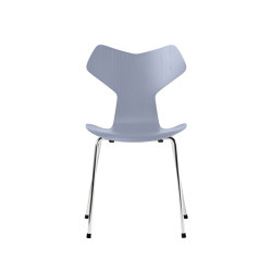 Grand Prix™ | Chair | 3130 | Lavender blue coloured ash | Chrome base | Stühle | Fritz Hansen