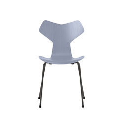 Grand Prix™ | Chair | 3130 | Lavender blue coloured ash | Warm graphite base | Stühle | Fritz Hansen