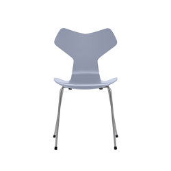 Grand Prix™ | Chair | 3130 | Lavender blue lacquered | Silver grey base | Chaises | Fritz Hansen