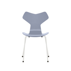 Grand Prix™ | Chair | 3130 | Lavender blue lacquered | White base | Chairs | Fritz Hansen