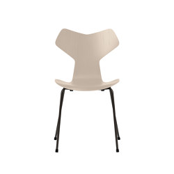 Grand Prix™ | Chair | 3130 | Light beige coloured ash | Black base | Chairs | Fritz Hansen