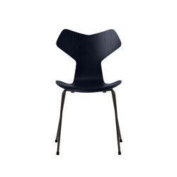 Grand Prix™ | Chair | 3130 | Midnight blue coloured ash | Black base | Sedie | Fritz Hansen