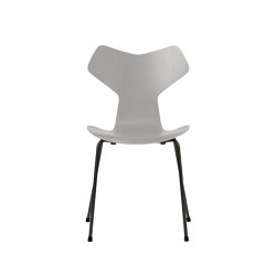 Grand Prix™ | Chair | 3130 | Nine grey coloured ash | Black base | Stühle | Fritz Hansen