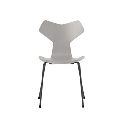 Grand Prix™ | Chair | 3130 | Nine grey coloured ash | Warm graphite base | Chairs | Fritz Hansen