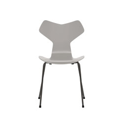 Grand Prix™ | Chair | 3130 | Nine grey lacquered | Warm graphite base | Sillas | Fritz Hansen