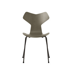 Grand Prix™ | Chair | 3130 | Olive green coloured ash | Black base | Stühle | Fritz Hansen