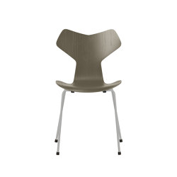 Grand Prix™ | Chair | 3130 | Olive green coloured ash | Nine grey base | Chairs | Fritz Hansen