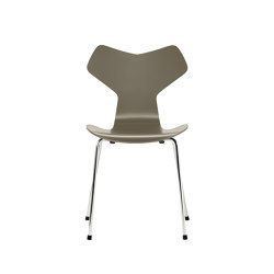 Grand Prix™ | Chair | 3130 | Olive green lacquered | Chrome base | Sillas | Fritz Hansen