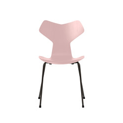 Grand Prix™ | Chair | 3130 | Pale rose coloured ash | Black base | Sedie | Fritz Hansen