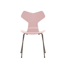 Grand Prix™ | Chair | 3130 | Pale rose lacquered | Brown bronze base | Sedie | Fritz Hansen