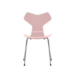 Grand Prix™ | Chair | 3130 | Pale rose lacquered | Silver grey base | Chairs | Fritz Hansen