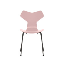 Grand Prix™ | Chair | 3130 | Pale rose lacquered | Warm graphite base | Sillas | Fritz Hansen