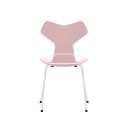 Grand Prix™ | Chair | 3130 | Pale rose lacquered | White base | Sedie | Fritz Hansen