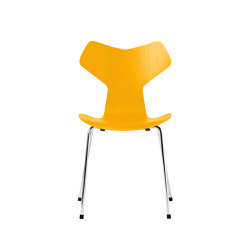 Grand Prix™ | Chair | 3130 | True yellow coloured ash | Chrome base | Sillas | Fritz Hansen