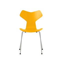 Grand Prix™ | Chair | 3130 | True yellow coloured ash | Nine grey base | Chaises | Fritz Hansen