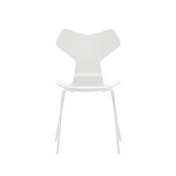 Grand Prix™ | Chair | 3130 | White lacquered | White base | Stühle | Fritz Hansen