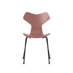 Grand Prix™ | Chair | 3130 | Wild rose coloured ash | Black base | Stühle | Fritz Hansen