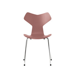Grand Prix™ | Chair | 3130 | Wild rose coloured ash | Chrome base | Sedie | Fritz Hansen