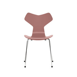 Grand Prix™ | Chair | 3130 | Wild rose lacquered | Chrome base | Chairs | Fritz Hansen