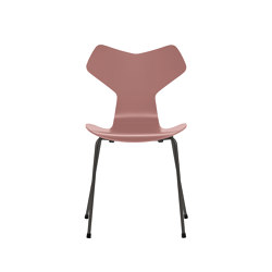 Grand Prix™ | Chair | 3130 | Wild rose lacquered | Warm graphite base | Sedie | Fritz Hansen